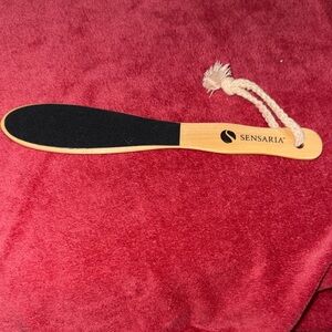 Sensaria Wooden Foot File with Black Surface